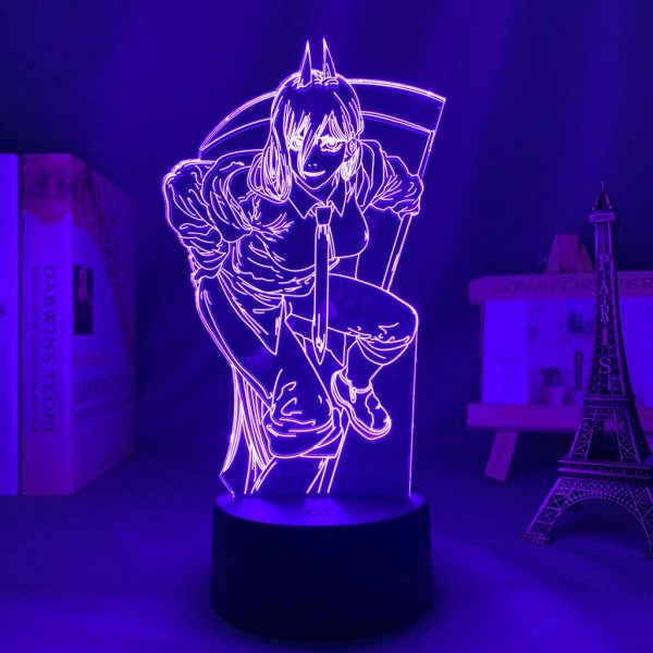 Anime 3d Lamp Chainsaw Man for Bedroom Decor Nightlight Kids Birthday Gift Manga Gadget Chainsaw Man - Chainsaw Man Shop