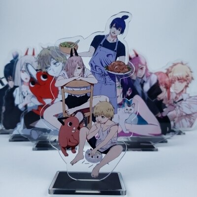 Anime Chainsaw Man 15cm Cosplay Acrylic Figure Stand Figure 7294 Kids Collection Toy 1.jpg 640x640 1 - Chainsaw Man Shop