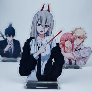 Anime Chainsaw Man 15cm Cosplay Acrylic Figure Stand Figure 7294 Kids Collection Toy 3 - Chainsaw Man Shop