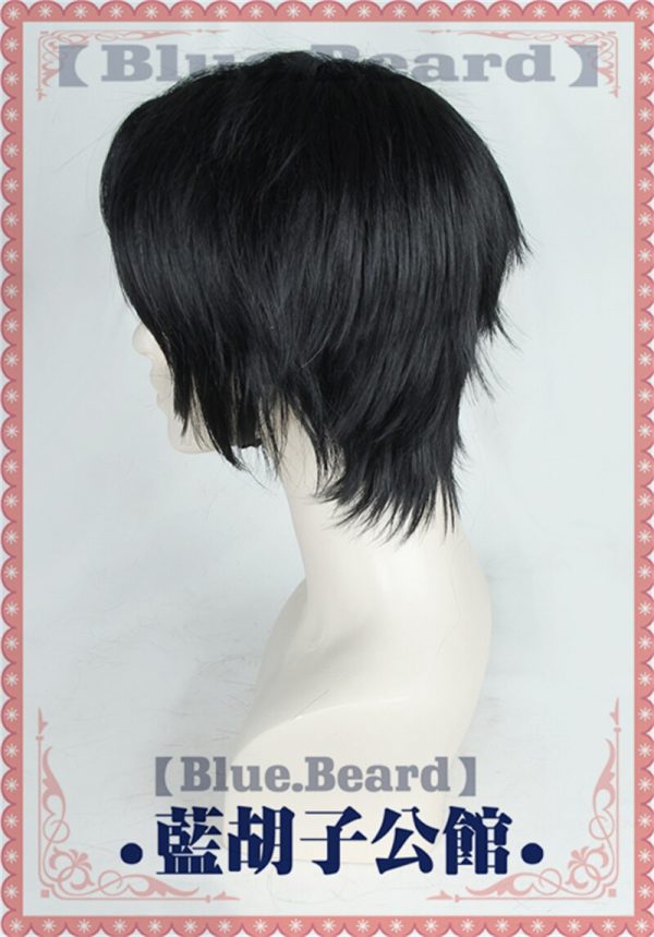 Anime Chainsaw Man Kishibe Cosplay Wig Heat Resistant Synthetic Short Black Wig Hair Hallowen Party Wig 2 - Chainsaw Man Shop