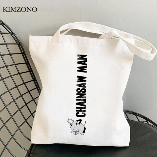 Chainsaw Man shopping bag canvas bolsa bolsas de tela eco tote shopper bag net jute tote 5.jpg 640x640 5 - Chainsaw Man Shop