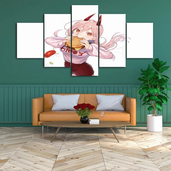 HD Home Decor Anime Canvas Chainsaw Man Prints Painting Japan Poster Wall Modern Art Modular Pictures 3 - Chainsaw Man Shop