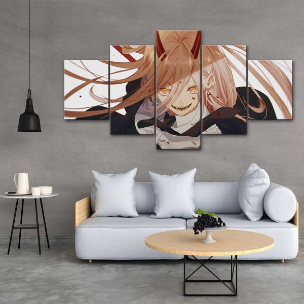 HD Home Decor Chainsaw Man Canvas Japan Prints Painting Anime Poster Wall Modern Art Modular Pictures 2 - Chainsaw Man Shop