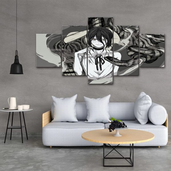 HD Home Decoration Chainsaw Man Canvas Anime Prints Painting Japan Poster Wall Artwork Modular Picture For 3 - Chainsaw Man Shop