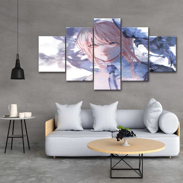 Home Decoration Chainsaw Man Canvas Anime Prints Painting Japan Poster Wall Modern Art Modular Pictures For 2 - Chainsaw Man Shop