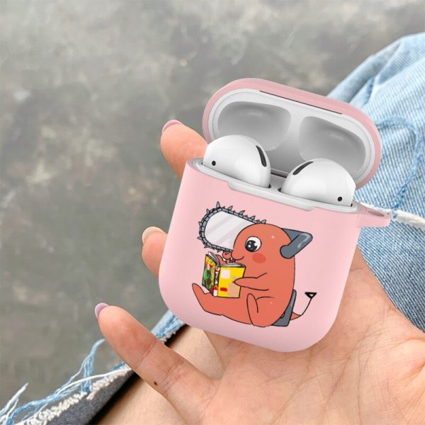Japanese cartoon anime Chainsaw Man Candy Soft Tpu Case For Apple Airpods 1 2 Pro Bluetooth 2 - Chainsaw Man Shop
