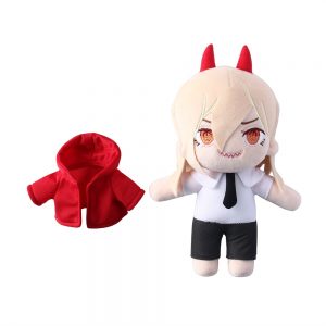 Chainsaw Man Power Plush Toys Doll Power Stuffed Toys DIY with Dressable Clothes Exquisite Gifts Size - Chainsaw Man Shop
