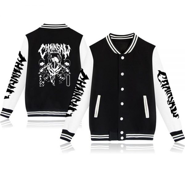 Anime Hoodie Chainsaw Man Jacket Hoodied Long Sleeve Streetwear Harajuku Jacket Sweatshirt Tops 2 - Chainsaw Man Shop