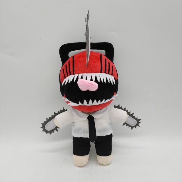 30cm Chainsaw Man Plush Doll Denji Pochita Chain Saw Man Cosplay Standing Stuffed Doll Anime Cartoon 1 - Chainsaw Man Shop
