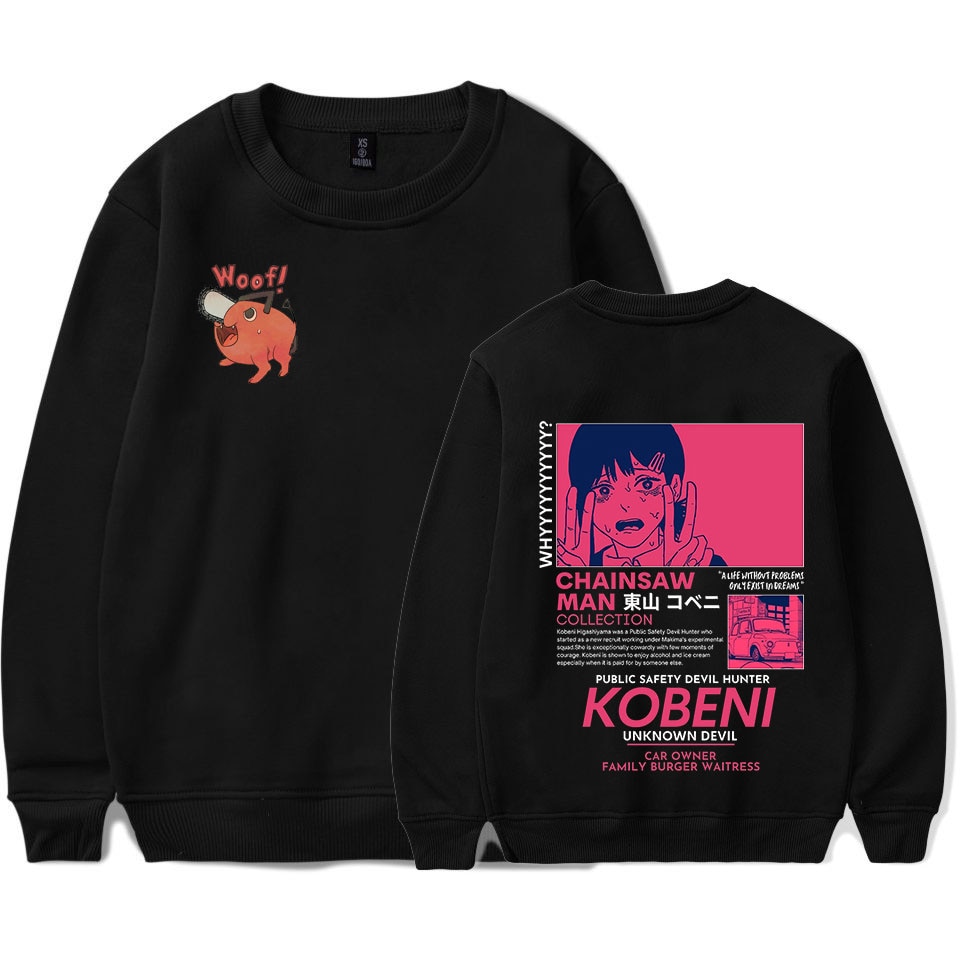 Chainsaw Man Sweatshirts - KOBENI Graphic Sweatshirt