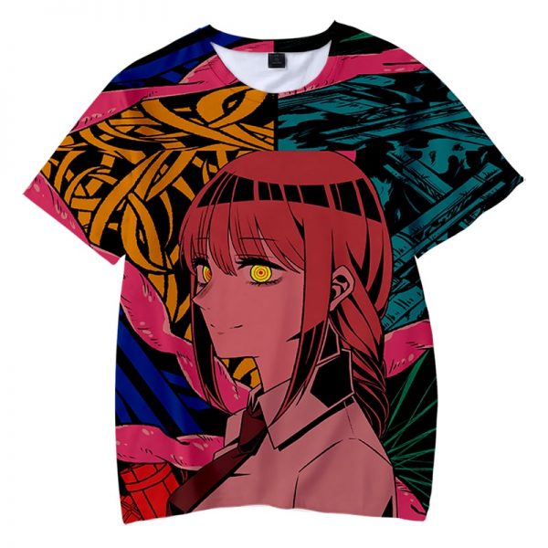 Chainsaw Man Asbtract Casual T-shirts - Chainsaw Man Store CS1310