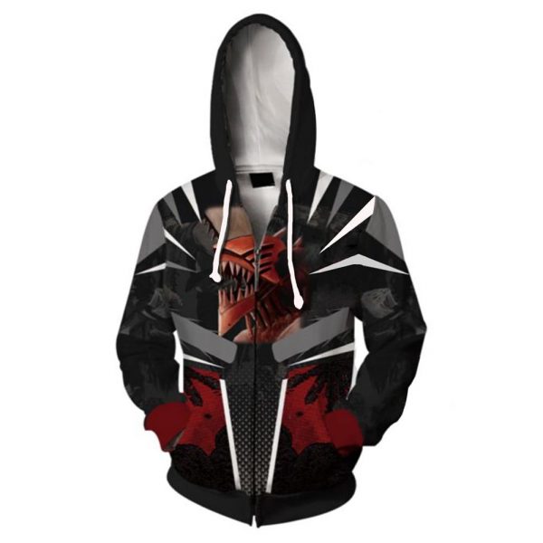 Chainsaw Man 3D Printed Cosplay Hoodie Jacket - Chainsaw Man Store CS1310