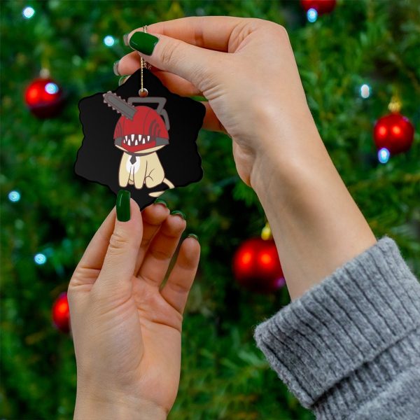 Chainsaw Cats Denji - Anime Cat - Ornament Xmas - Chibi Anime Otaku Gift for him and her Kawaii - Holiday Ornaments V1